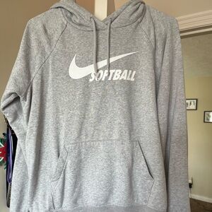 NIKE softball hoodie.